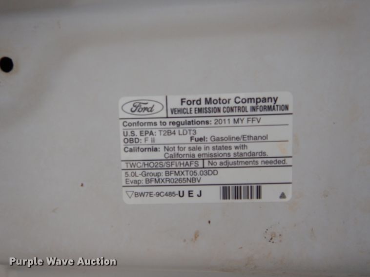 image for item GK9070 2011 Ford F150  SuperCab pickup truck