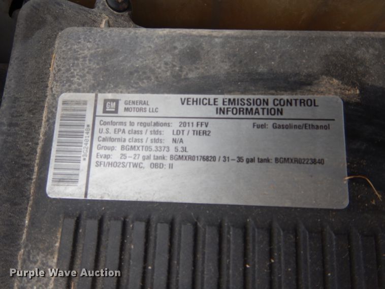 image for item GK9073 2011 Chevrolet Silverado 1500  Crew Cab pickup truck