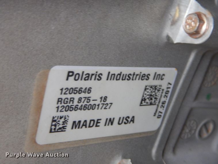 image for item GN9789 2018 Polaris Ranger utility vehicle