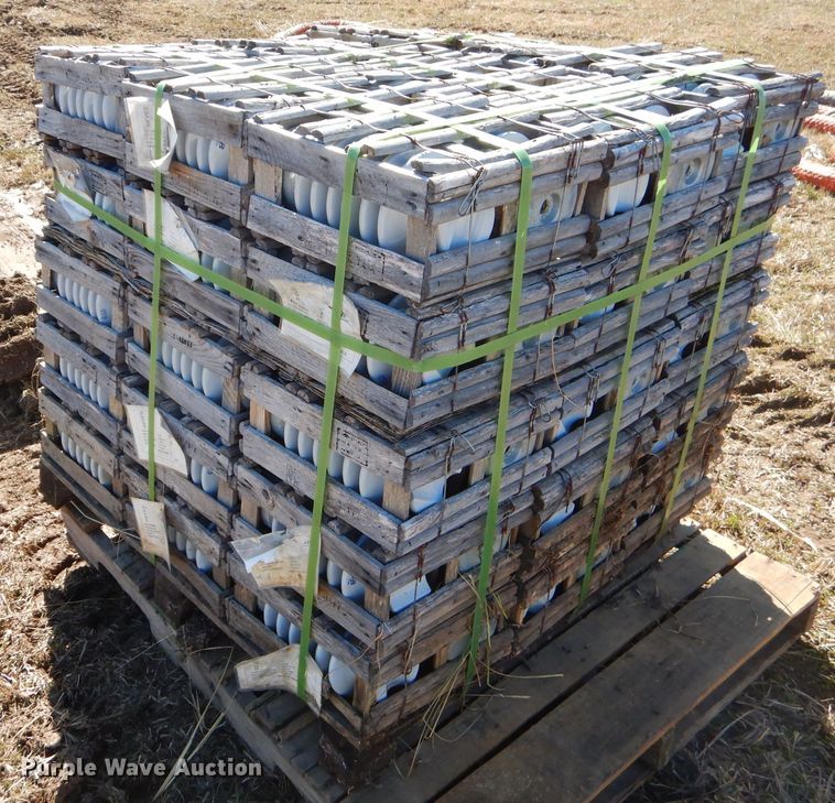 image for item GT9224 (12) pallets of high voltage porcelain insulators