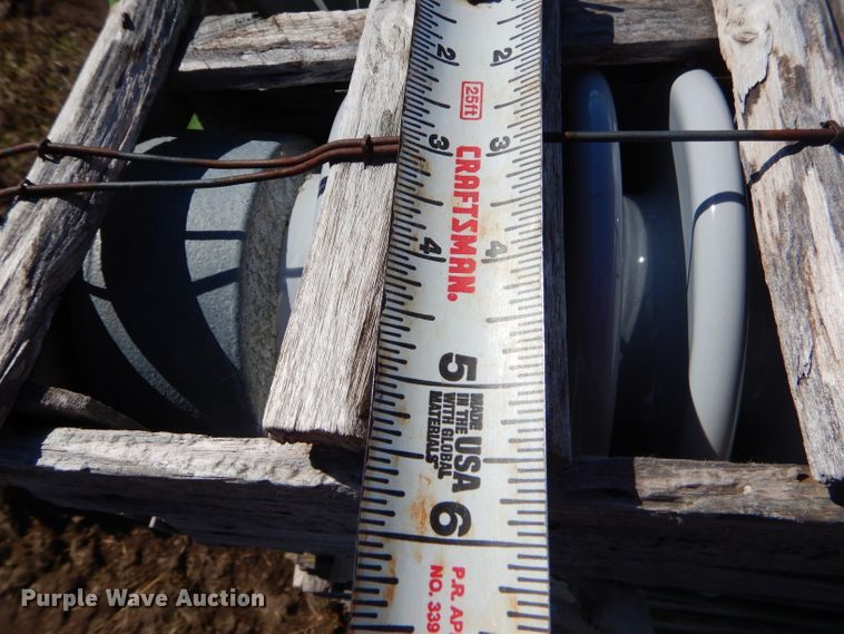 image for item GT9224 (12) pallets of high voltage porcelain insulators