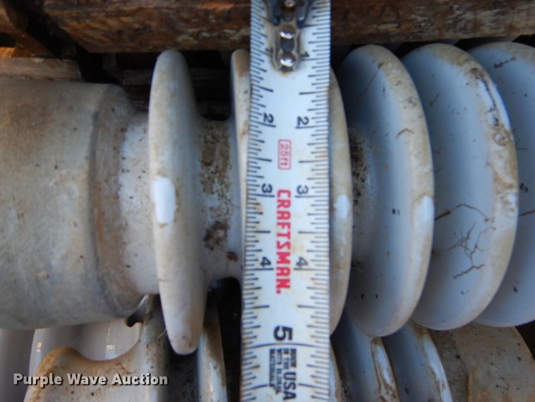 image for item GT9224 (12) pallets of high voltage porcelain insulators