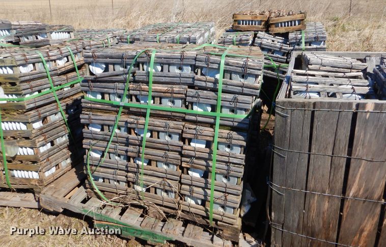 image for item GT9224 (12) pallets of high voltage porcelain insulators