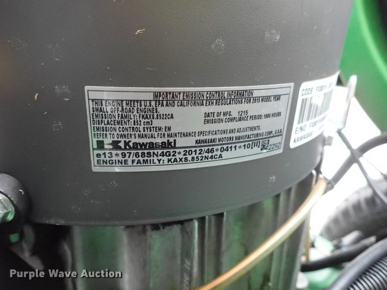 image for item GW9296 John Deere Z930R ZTR lawn mower