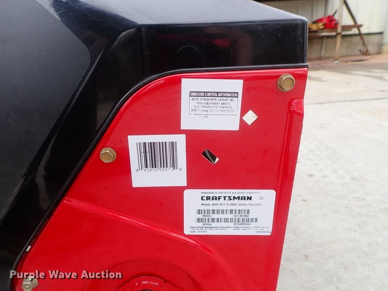 image for item GW9298 Craftsman 247.887802 snow blower