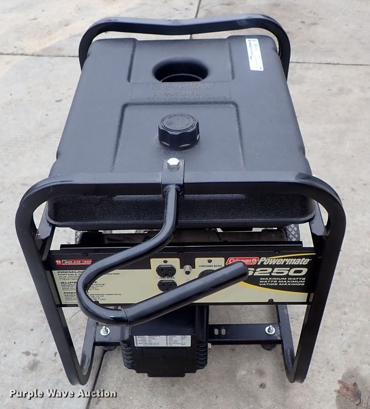 image for item GW9299 Coleman Powermate 6250 generator