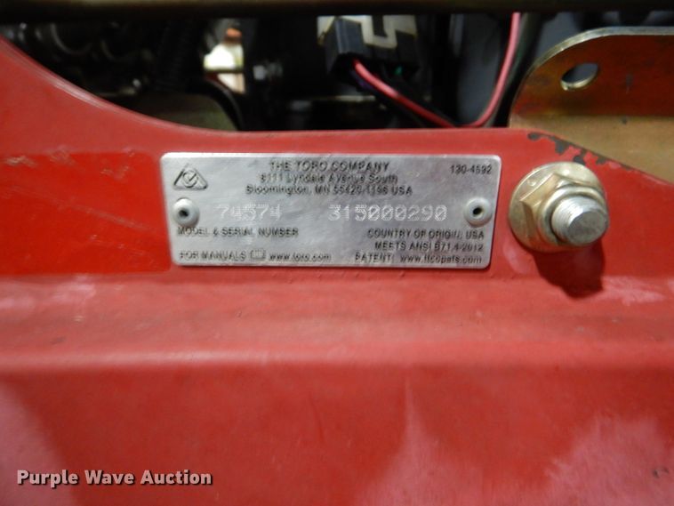 image for item GW9628 Toro Grandstand ZTR lawn mower