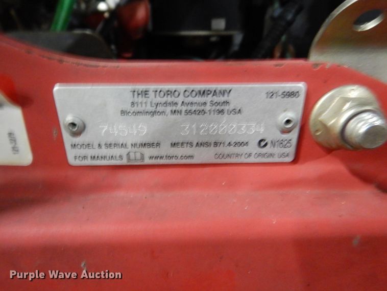 image for item GW9629 Toro Grandstand ZTR lawn mower