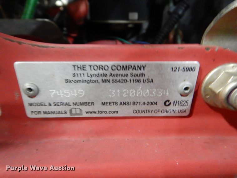 image for item GW9629 Toro Grandstand ZTR lawn mower