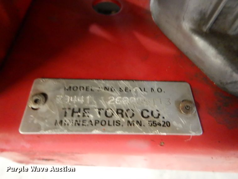 image for item GW9630 Toro Proline ZTR lawn mower