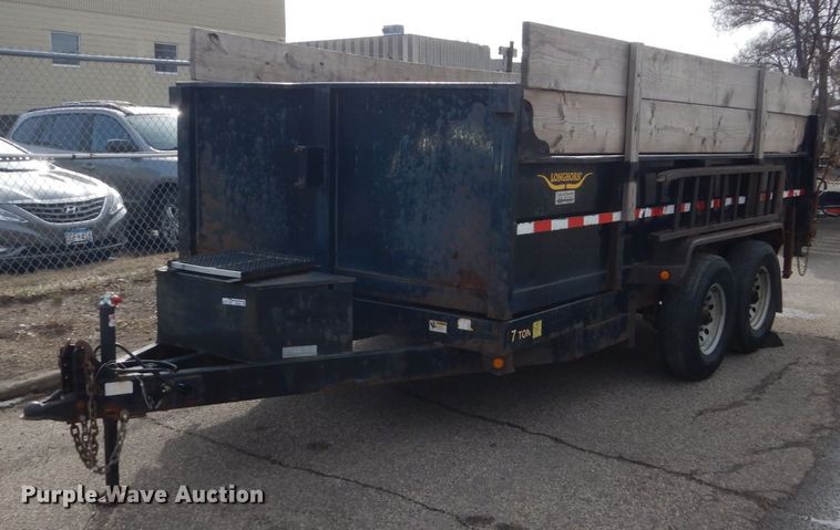 image for item GW9635 2011 Longhorn dump trailer