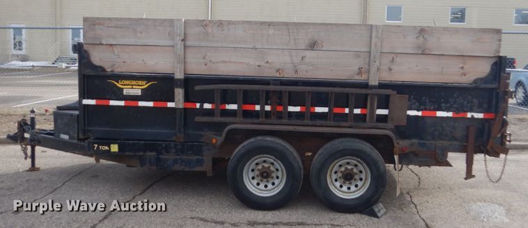image for item GW9635 2011 Longhorn dump trailer