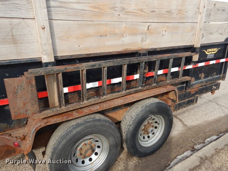 image for item GW9635 2011 Longhorn dump trailer