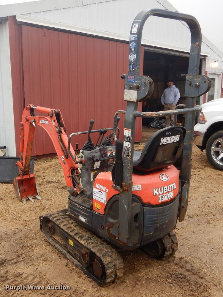 image for item DF3000 Kubota K008-3 mini excavator