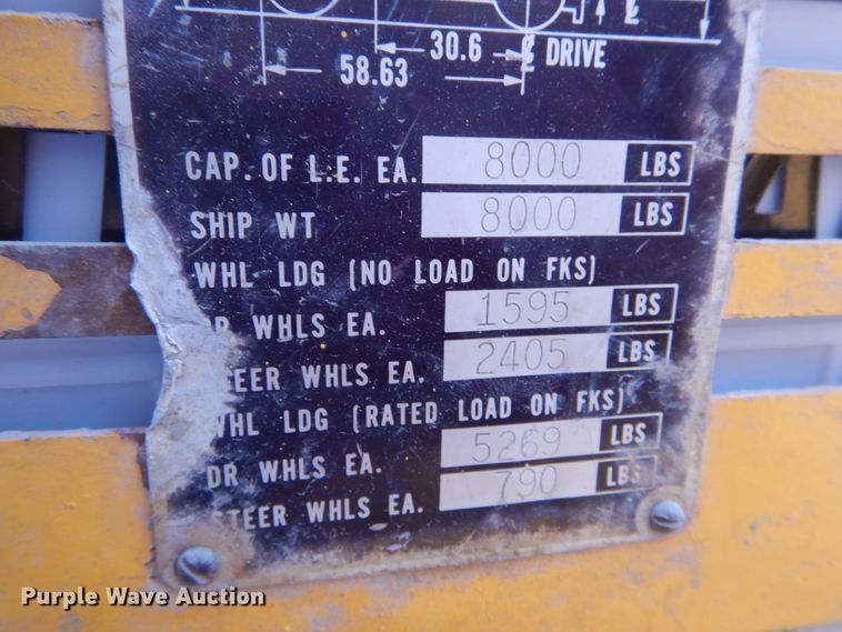 image for item DF3007 US Army F40PS forklift