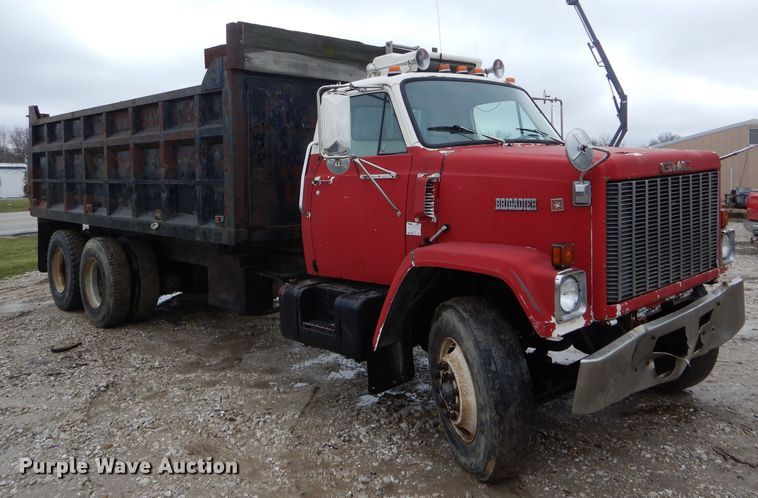 image for item DF3027 1984 GMC Brigadier dump truck