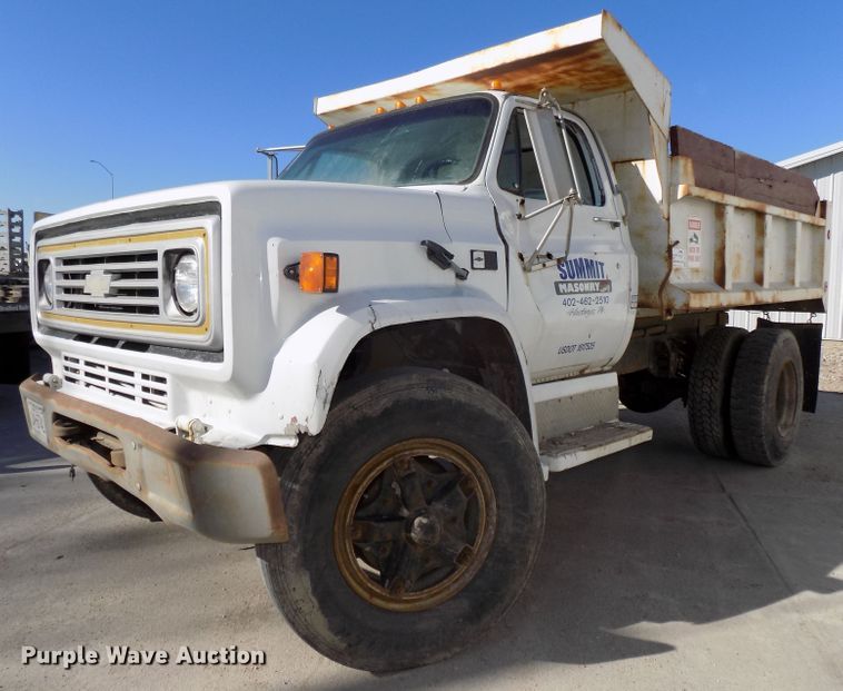 image for item DG2536 1981 Chevrolet C6500 dump truck