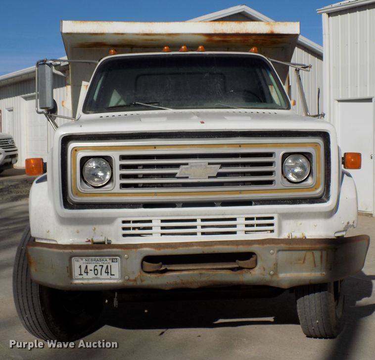image for item DG2536 1981 Chevrolet C6500 dump truck