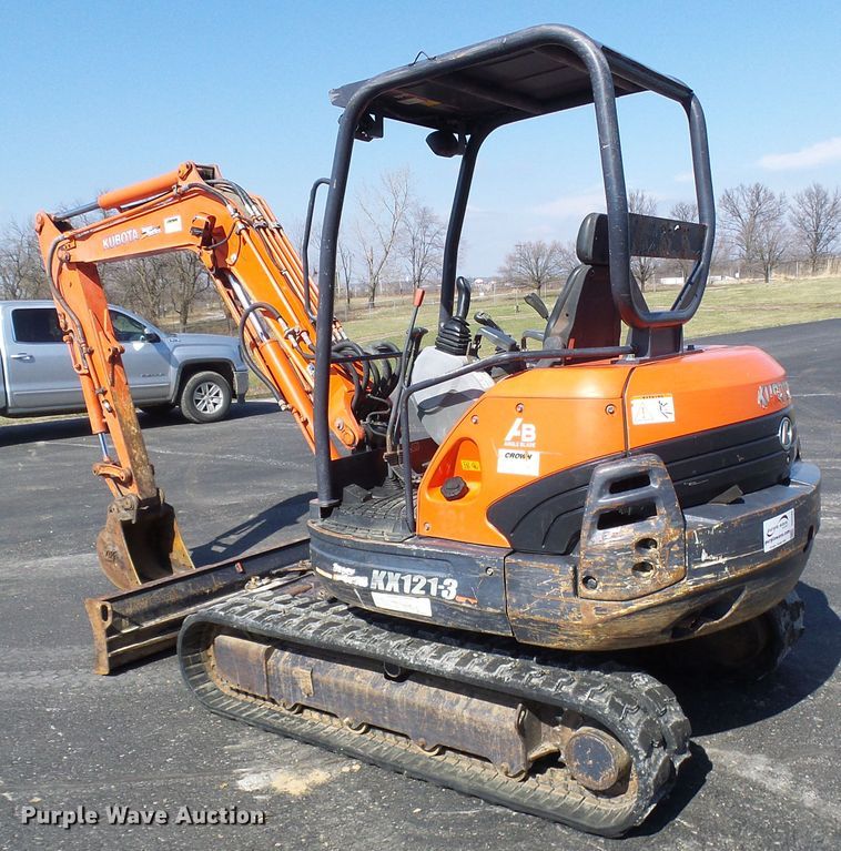 image for item DG5586 Kubota KX121-3SS mini excavator