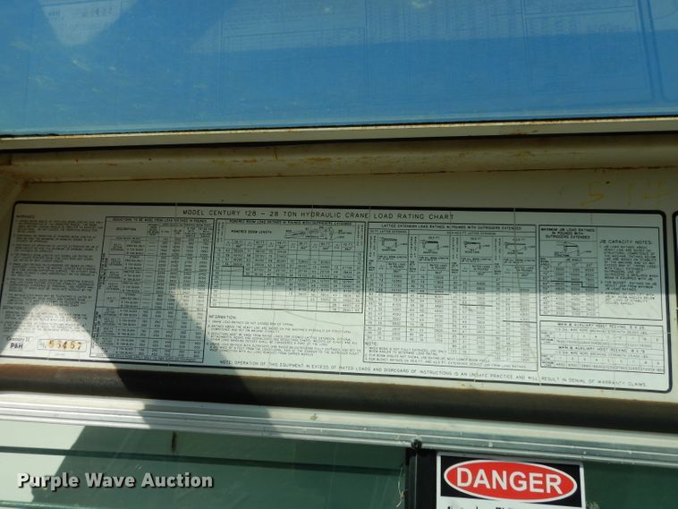 image for item DH2378 1999 P & H CN128 crane