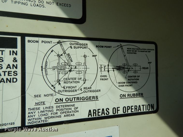 image for item DH2378 1999 P & H CN128 crane
