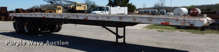 image for item DH2391 1973 Miller Float flatbed trailer