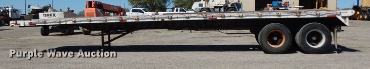 image for item DH2391 1973 Miller Float flatbed trailer