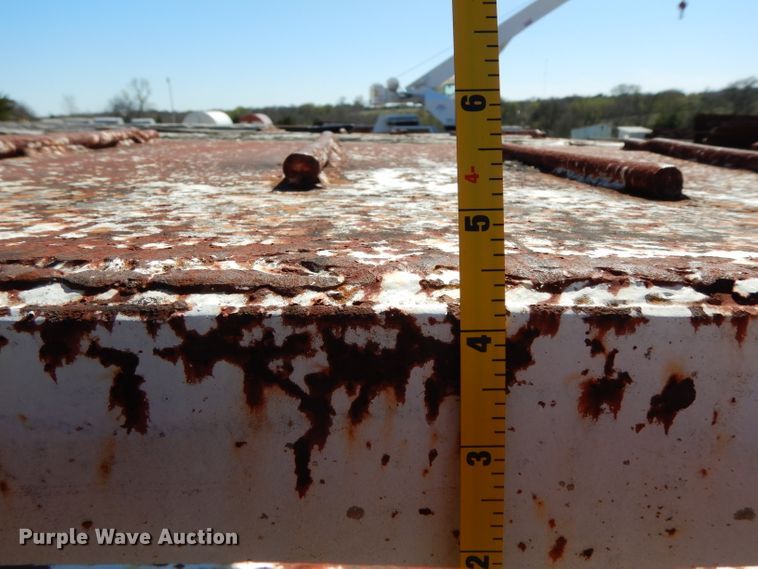 image for item DH2391 1973 Miller Float flatbed trailer