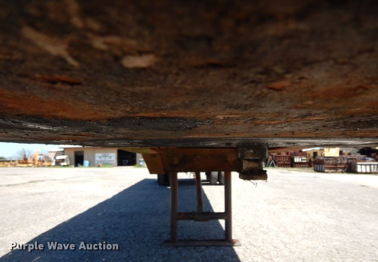 image for item DH2391 1973 Miller Float flatbed trailer