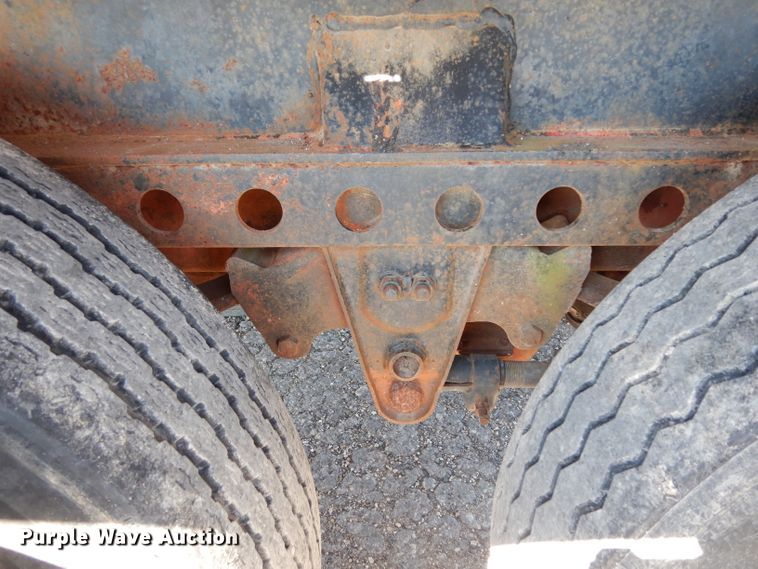 image for item DH2391 1973 Miller Float flatbed trailer