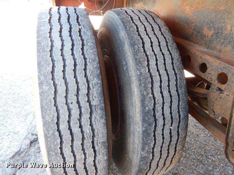 image for item DH2391 1973 Miller Float flatbed trailer