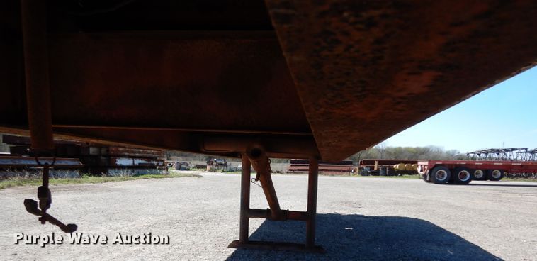 image for item DH2391 1973 Miller Float flatbed trailer