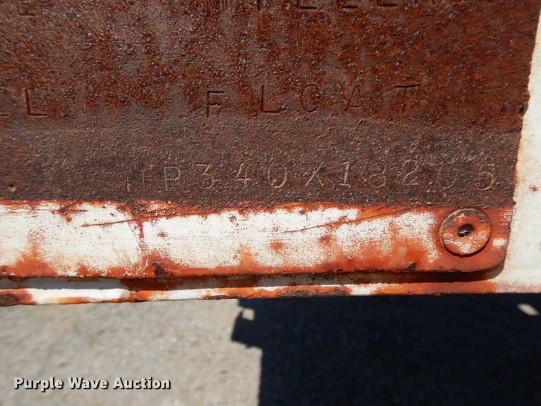 image for item DH2391 1973 Miller Float flatbed trailer