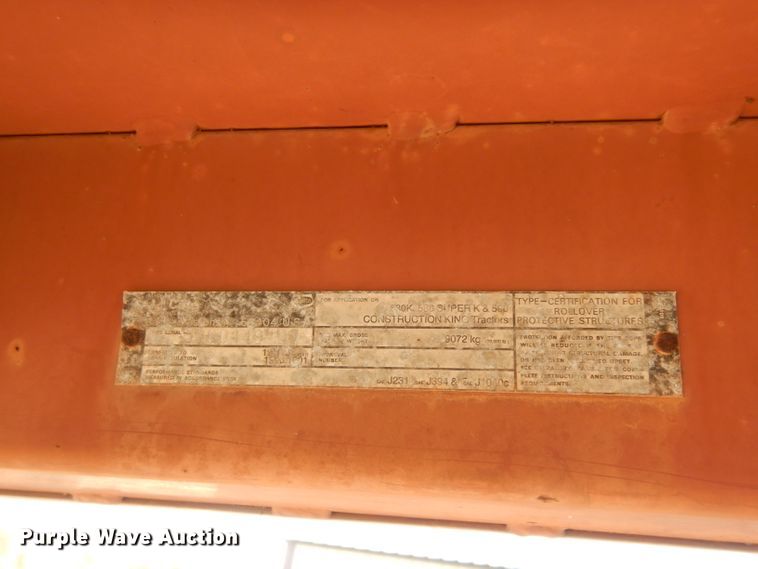 image for item DH2398 1994 Case 580 Super K backhoe