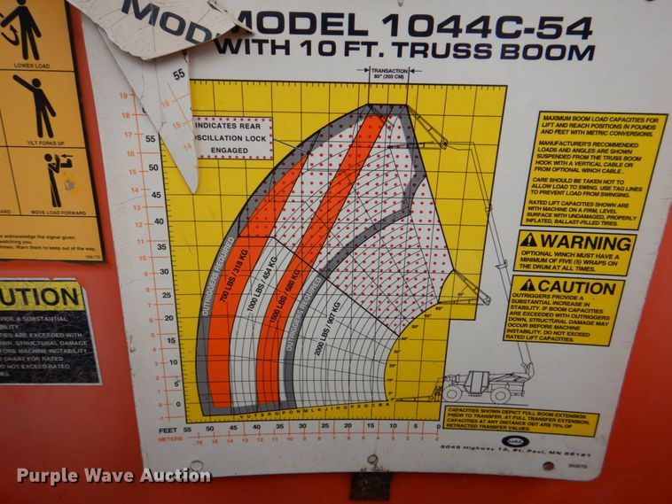 image for item DH5318 2006 JLG 1044-C-54 Series II  telehandler