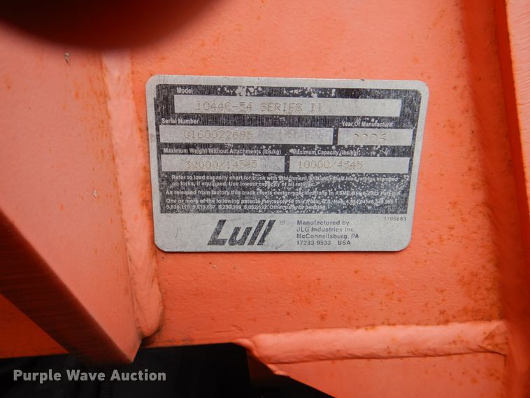image for item DH5318 2006 JLG 1044-C-54 Series II  telehandler