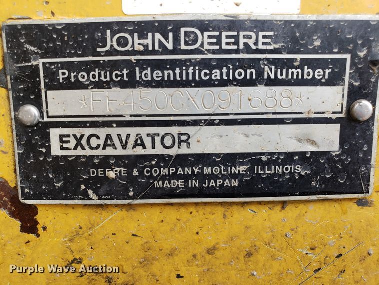 image for item DH5772 2005 John Deere 450C LC excavator