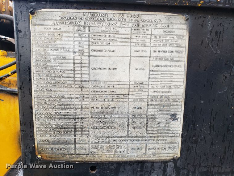 image for item DH5776 1967 Pettibone MultiKrane 25 crane