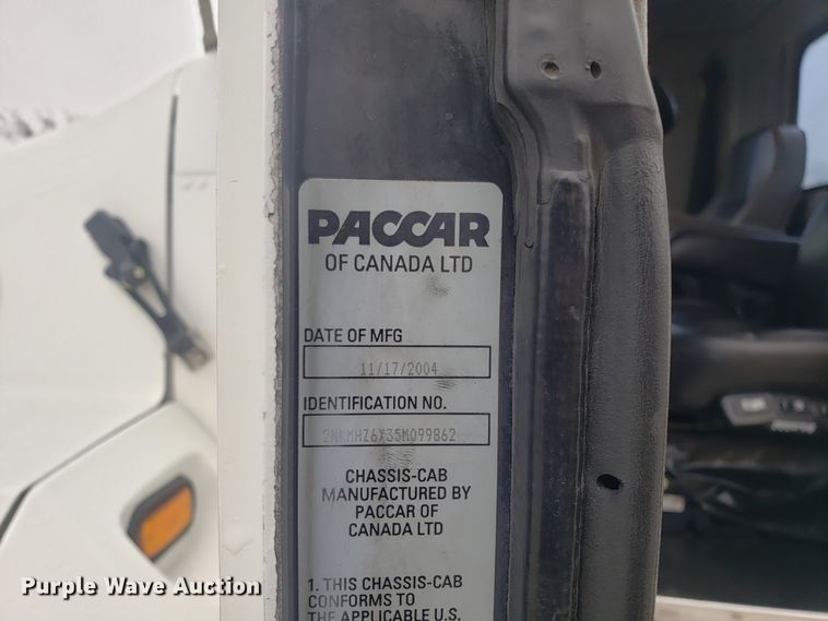 image for item DH5779 2005 Kenworth T300 utility truck