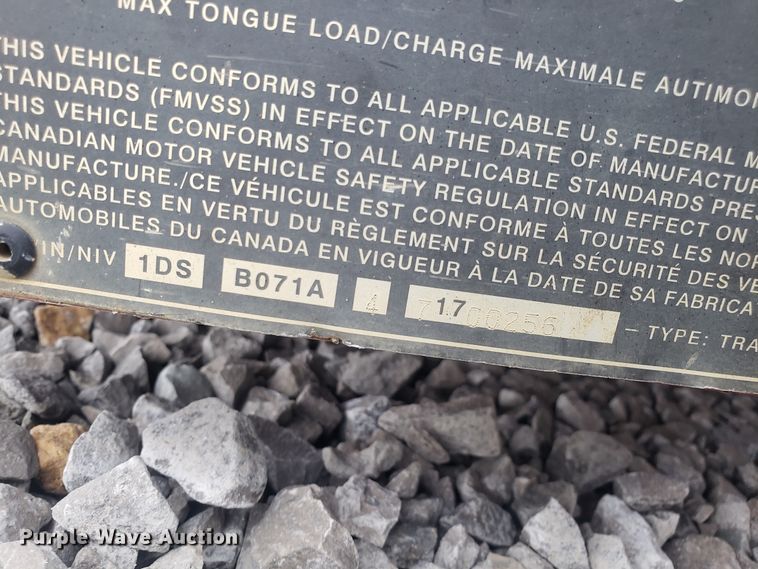 image for item DH5813 2007 Ditch Witch utility trailer