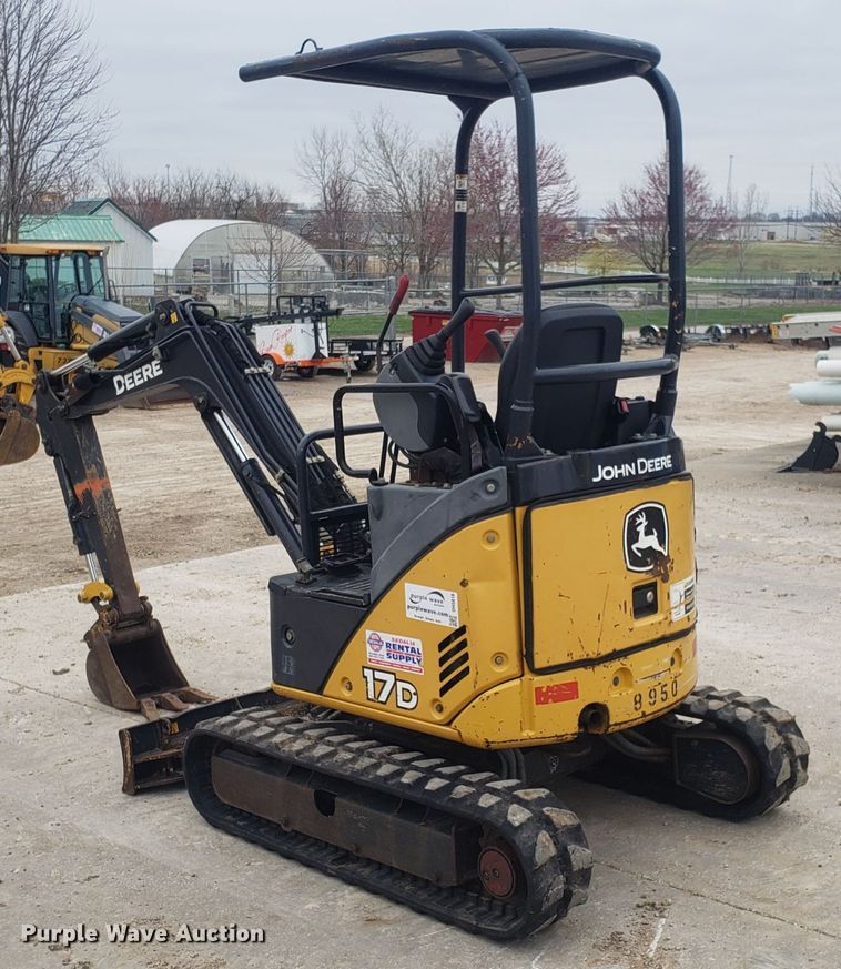 image for item DH5816 2011 John Deere 17D mini excavator