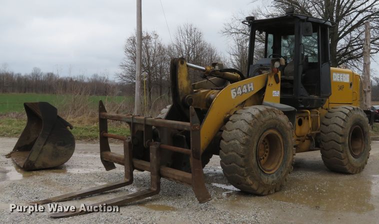 image for item DI2109 2003 John Deere 544H  wheel loader