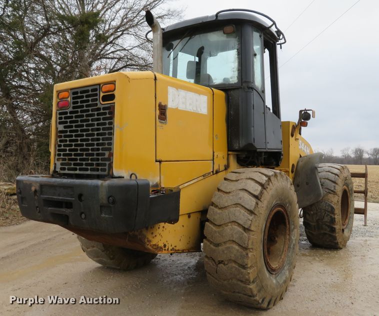 image for item DI2109 2003 John Deere 544H  wheel loader