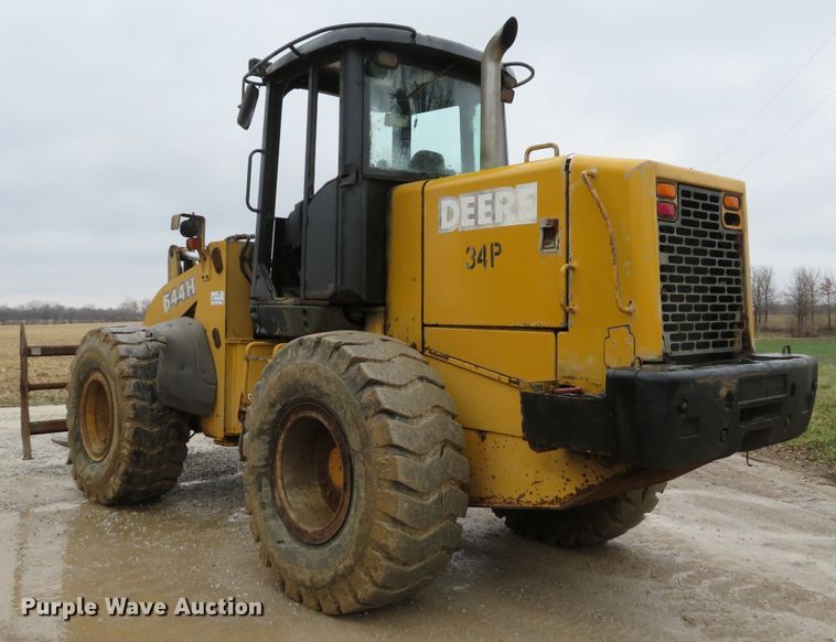 image for item DI2109 2003 John Deere 544H  wheel loader