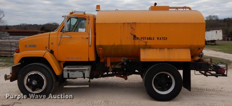 image for item DJ3003 1984 GMC Brigadier water truck