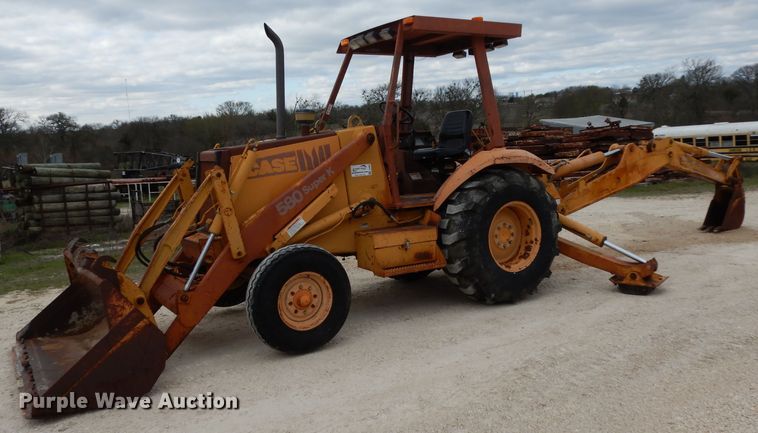 image for item DJ3004 1994 Case 580 Super K backhoe