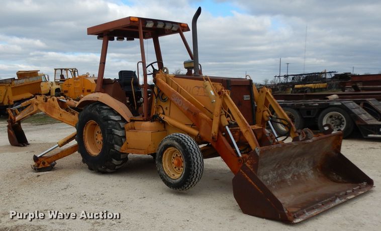 image for item DJ3004 1994 Case 580 Super K backhoe