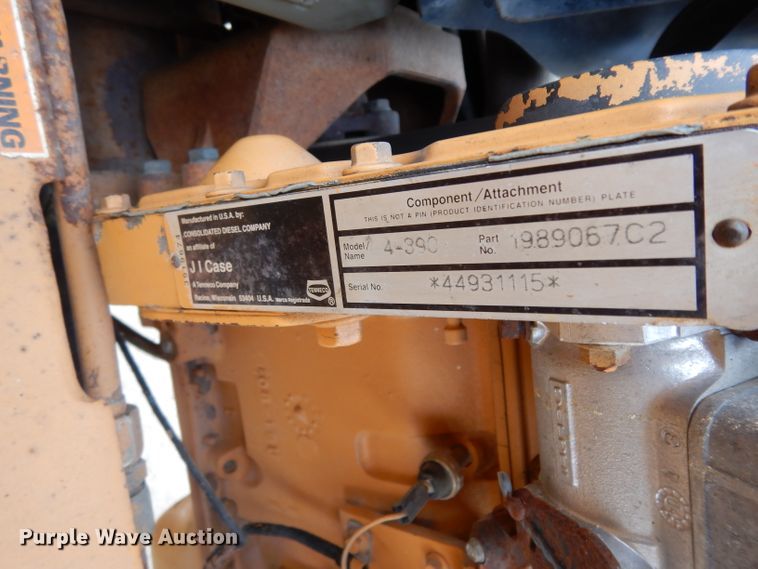 image for item DJ3004 1994 Case 580 Super K backhoe