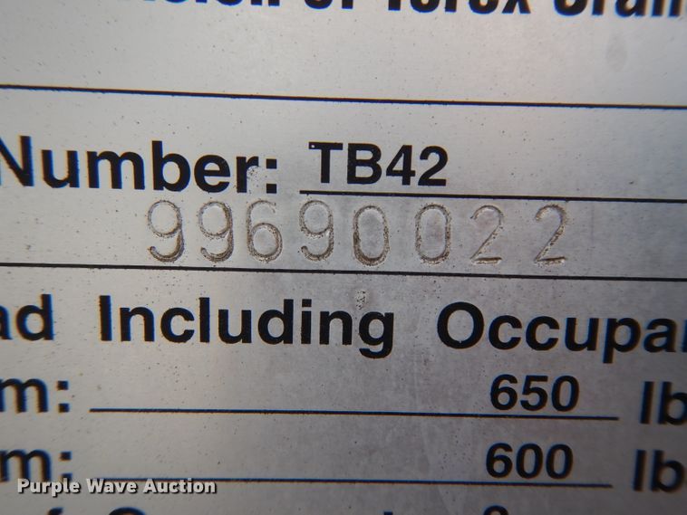 image for item DJ3008 1999 Terex TB42  boom lift