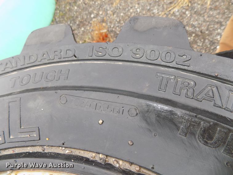 image for item DO9395 (4) 10.5/80-18 foam filled tires